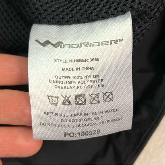 WindRider Black Pro All Weather Rain Waterproof Men's Jacket Size XXL - Picture 10 of 13